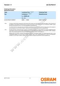 LE CG P3A 01-6V6W-1 Datasheet Page 2