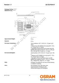 LE CG P3A 01-6V6W-1 Datasheet Page 14