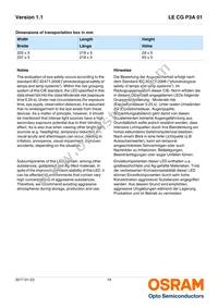 LE CG P3A 01-6V6W-1 Datasheet Page 19