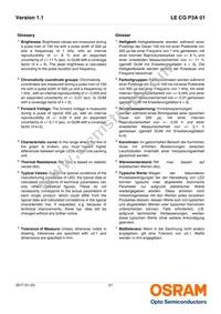 LE CG P3A 01-6V6W-1 Datasheet Page 21