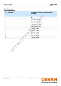 LE CG P3W-8U7V-1 Datasheet Page 18