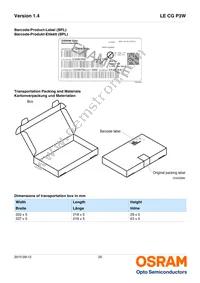 LE CG P3W-8U7V-1 Datasheet Page 20