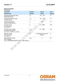 LE CG Q8WP-6P5Q-2-0-A40-R18-ZI Datasheet Page 3