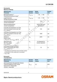 LE CW E2B-MZPY-ORPU Datasheet Page 3