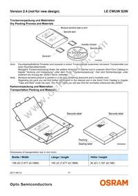 LE CWUW S2W-LZMX-CHCL+NXNY-UW Datasheet Page 17