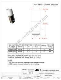 LE-MG-12W Datasheet Cover