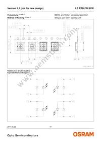 LE RTDUW S2W Datasheet Page 17