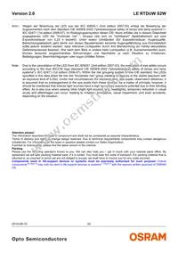 LE RTDUWS2W-KA-1+LALB-34+1V2V-3+MA-CQ-XX Datasheet Page 22