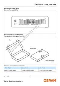 LE T G3W-MANA-25 Datasheet Page 17