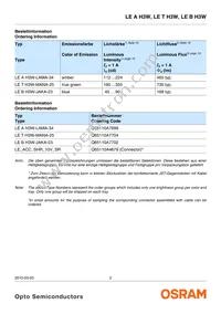 LE T H3W-MANA-25 Datasheet Page 2
