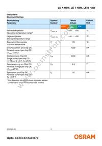 LE T H3W-MANA-25 Datasheet Page 3