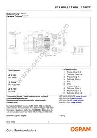 LE T H3W-MANA-25 Datasheet Page 14
