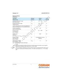 LE UW D1W1 01-5L6M-GMKM-T01 Datasheet Page 3