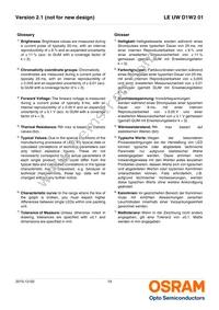 LE UW D1W2 01-5N6N-JM-T10-XX Datasheet Page 19