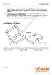 LE UW D1W4 01-7P6Q-JM-T10-VAR Datasheet Page 14