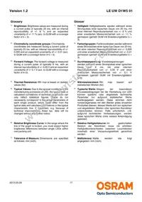 LE UW D1W5 01-5Q8Q-IM-T10-XX Datasheet Page 17