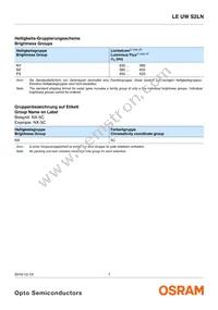 LE UW S2LN-NYPX-5E8G-K Datasheet Page 7