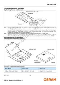 LE UW S2LN-NYPX-5E8G-K Datasheet Page 18