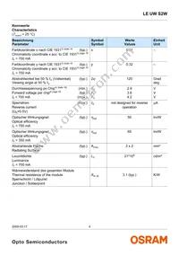 LE UW S2W-PXQX-4P7R Datasheet Page 4