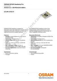 LE UW U1A2 01-6P5Q-EBVF68EBZB6 Datasheet Cover