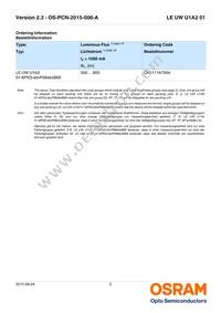 LE UW U1A2 01-6P5Q-EBVF68EBZB6 Datasheet Page 2