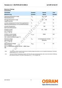 LE UW U1A2 01-6P5Q-EBVF68EBZB6 Datasheet Page 3