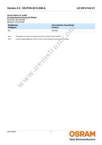 LE UW U1A2 01-6P5Q-EBVF68EBZB6 Datasheet Page 7