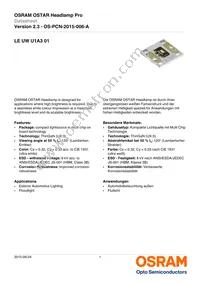 LE UW U1A3 01-6Q6R-EBVF68EBZB6 Datasheet Cover