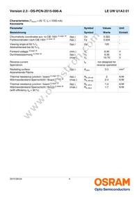 LE UW U1A3 01-6Q6R-EBVF68EBZB6 Datasheet Page 4