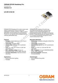 LE UW U1A5 05-7Q8Q-EBXD68-T05 Datasheet Cover