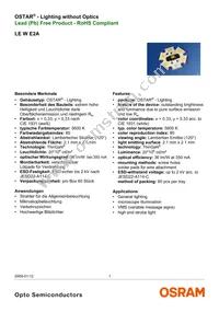 LE W E2A-LZNY-6K8L Datasheet Cover