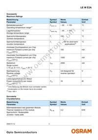 LE W E2A-LZNY-6K8L Datasheet Page 3