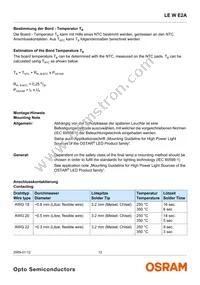 LE W E2A-LZNY-6K8L Datasheet Page 12