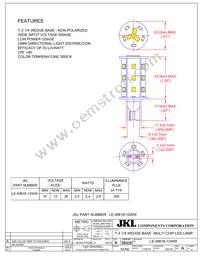 LE-WB18-12WW Datasheet Cover