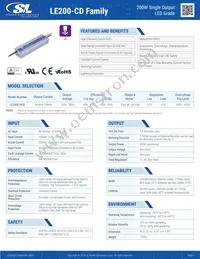 LE200S70CD Datasheet Cover