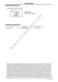 LE24163LBXA-SH Datasheet Page 15