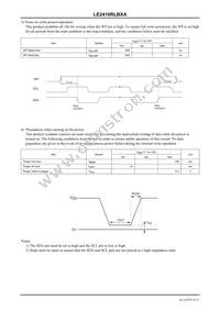 LE2416RLBXA-SH Datasheet Page 10