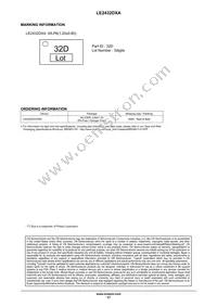 LE2432DXATBG Datasheet Page 17