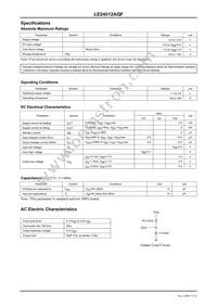 LE24512AQF-AH Datasheet Page 3