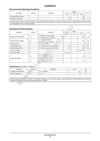 LE2464DXATBG Datasheet Page 2