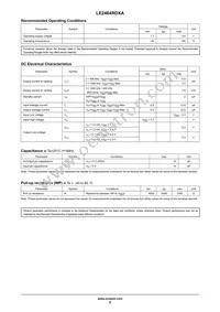 LE2464RDXATDG Datasheet Page 2