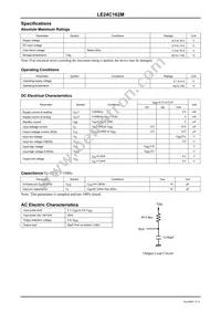 LE24C162M-TLM-E Datasheet Page 3