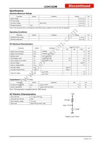 LE24C322M-TLM-E Datasheet Page 3