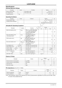 LE25FU406BMB-TLM-H Datasheet Page 16