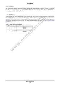 LE25S161PCTXG Datasheet Page 15