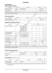 LE25S20FD-AH Datasheet Page 16