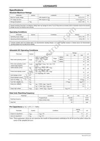 LE25S40AFDTWG Datasheet Page 2