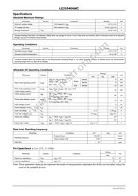 LE25S40AMCTWG Datasheet Page 2