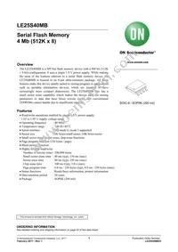 LE25S40MB-AH Datasheet Cover