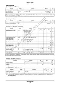 LE25S40MB-AH Datasheet Page 16